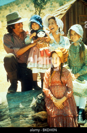 KLEINES HAUS AUF DER PRAIRIE (TV)-MICHAEL LANDON, LINDSAY SIDNEY GREENBUSH, KAREN GRASSLE, MELISSA GILBERT, MELISSA SUE ANDERSON Stockfoto