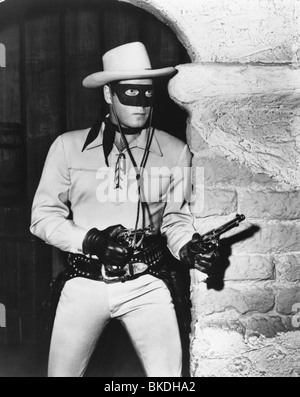 DER LONE RANGER (TV) CLAYTON MOORE LRGR 001 P Stockfoto