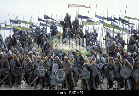 DER HERR DER RINGE: DIE RÜCKKEHR DES KÖNIGS (2003) RÜCKKEHR 001-010 Stockfoto