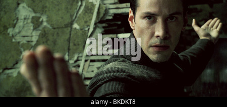 DIE MATRIX-REVOLUTIONEN (2003) DER MATRIX 3 (ALT) KEANU REEVES MTX3 002-120 Stockfoto