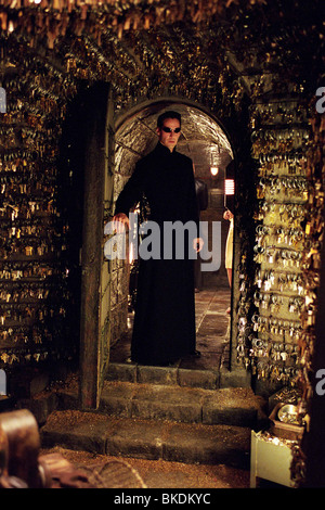 MATRIX RELOADED (2003) DER MATRIX 2 (ALT) KEANU REEVES MTX2 001-16A Stockfoto