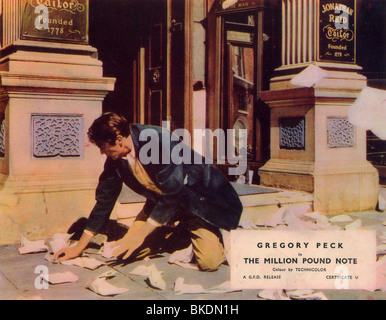 DIE MILLIONEN-PFUND-NOTE (1954)-GREGORY PECK MPNN 006FOH Stockfoto