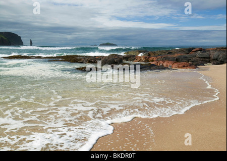 Sandwood Bay in Sutherland Schottland, Vereinigtes Königreich Stockfoto