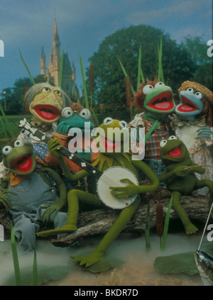 DIE MUPPETS IN WALT DISNEY WORLD (TV) KERMIT DER FROSCH, ROBIN FROSCH MUFV 001 Stockfoto