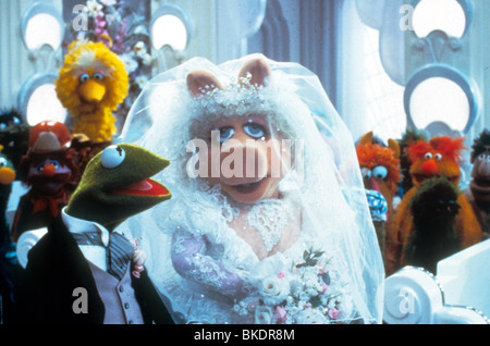 DIE MUPPETS NEHMEN MANHATTAN (1984) KERMIT DEN FROSCH, MISS PIGGY MTM 007 Stockfoto