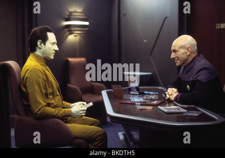 STAR TREK: NEMESIS (2002) BRENT SPINER, PATRICK STEWART STNM 001-30 Stockfoto