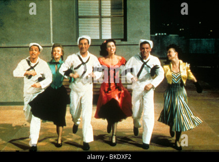 AUF DIE STADT (1949) GENE KELLY, VERA-ELLEN, JULES MUNSHIN ANN MILLER, FRANK SINATRA, BETTY GARRETT ONT 001 Stockfoto