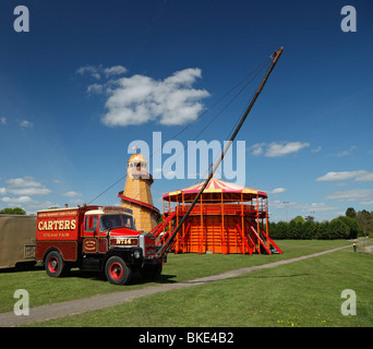 Traditionelle Kirmes auf Carters Steam Fair. Stockfoto