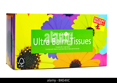 FSC Sringforce Ultra Balsam 3 lagig Taschentücher Stockfoto