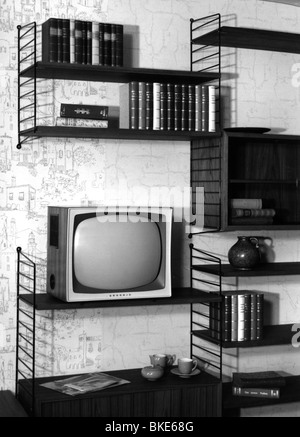 Sendung, Fernsehen, Grundig 'Zauberspiegel 143', 1959, Stockfoto