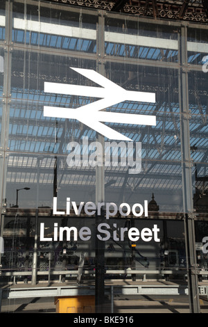 Lime Street Railway Station, Liverpool Stockfoto