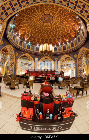 Hediard Cafe in Dubai Ibn Battuta Mall, Dubai, Vereinigte Arabische Eimirates Stockfoto