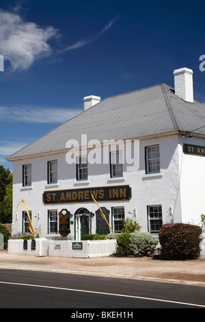 St Andrews Inn (1845 Coaching Inn), Cleveland, Midlands, Tasmanien, Australien Stockfoto