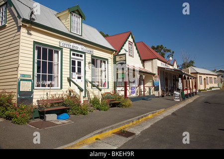 Historische Geschäfte, Kirche Street, Stanley, nordwestlichen Tasmanien, Australien Stockfoto