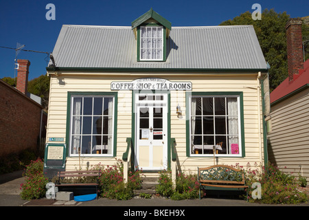 Die gestrandeten Wal-Café und Teestube, Kirche Street, Stanley, nordwestlichen Tasmanien, Australien Stockfoto