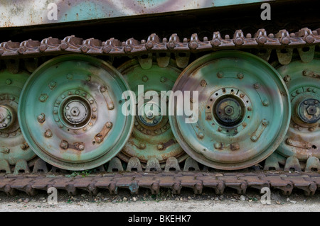 Tiger-Panzer in der Nähe von Vimoutiers Normandie Frankreich Stockfoto