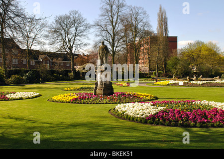 Beacon Park im Frühling, Lichfield, Staffordshire, England, UK Stockfoto