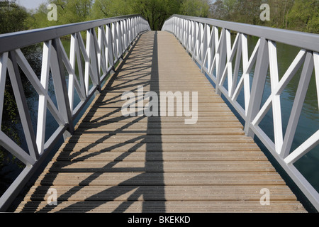 Fußgängerbrücke an der Themse in Kidlington 2 Stockfoto