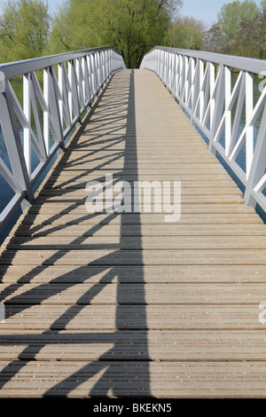 Fußgängerbrücke an der Themse in Kidlington 4 Stockfoto