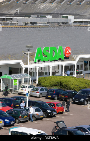 Einem ASDA Supermarkt in Brighton, Sussex. Stockfoto