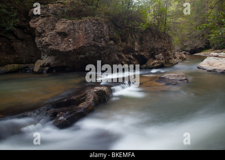 Chauga River, Chauga River Scenic Area, Andrews Pickens Ranger District, Sumter National Forest, South Carolina Stockfoto