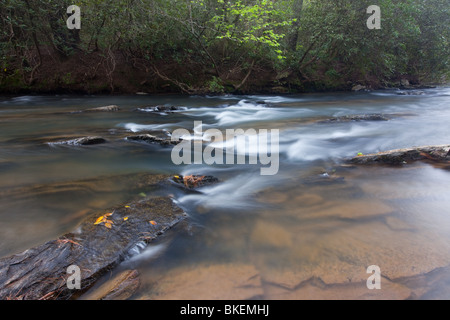 Chauga River, Chauga River Scenic Area, Andrews Pickens Ranger District, Sumter National Forest, South Carolina Stockfoto