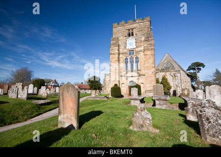 St. Marien Kirche Goudhurst in Weald of Kent Stockfoto