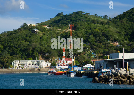 Handelshafen, San Juan Del Sur, Abteilung von Rivas, Nicaragua, Mittelamerika Stockfoto