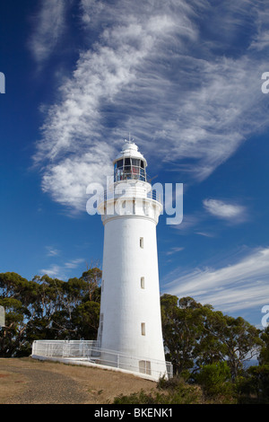 Tabelle Cape Lighthouse, Table Cape nahe Wynyard, North Western Tasmanien, Australien Stockfoto