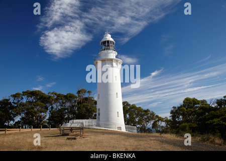 Tabelle Cape Lighthouse, Table Cape nahe Wynyard, North Western Tasmanien, Australien Stockfoto