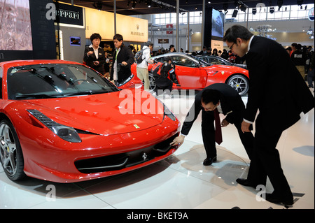 Ferrari Stand auf der Beijing Auto Show.  23. April 2010 Stockfoto