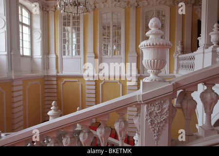 Rundale Palace ist eines der herausragendsten Bauwerke des Barock und Rokoko-Kunst in Lettland. Stockfoto