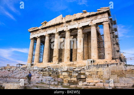 Akropolis von Athen Stockfoto