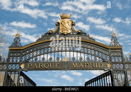 Park-unsere Stadt del Retiro Madrid-Spanien-Spanisch Stockfoto