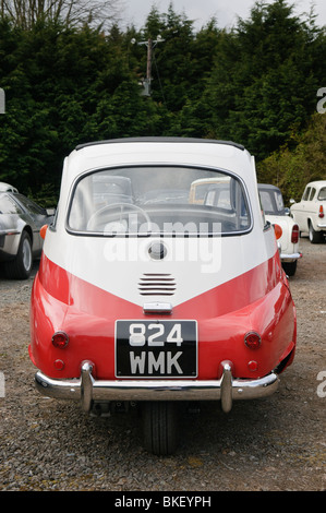 Rückseite eines BMW Isetta-Bubble-Autos Stockfoto