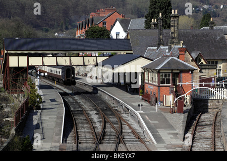 Erbe Steam Railway Station Llangollen Clwyd Nordwales Stockfoto