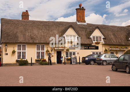 Das Rushbrooke Arms Pub Restaurant in Sicklesmere in der Nähe von Bury Saint Edmunds, Suffolk, England, Großbritannien, UK Stockfoto