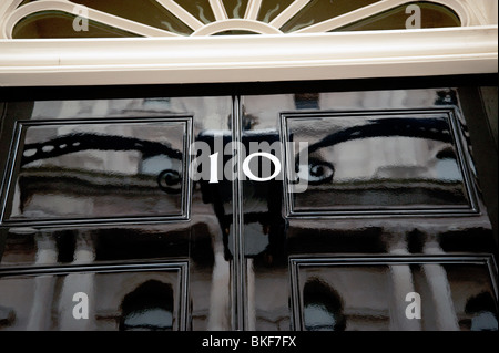 Number 10 Downing Street Regierung des Vereinigten Königreichs Stockfoto