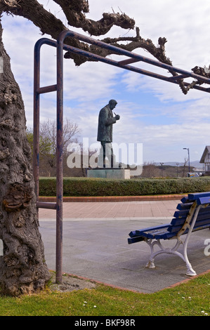 Sainz José del Río, Pick Pseudonym, Schriftsteller, Journalist, Sailor, dichter am Meer, Santander, Kantabrien, Spanien, Europa Stockfoto