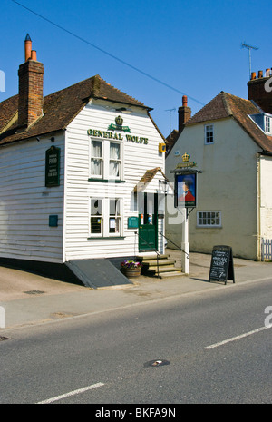 Der General Wolfe Public House Westerham Kent England Stockfoto