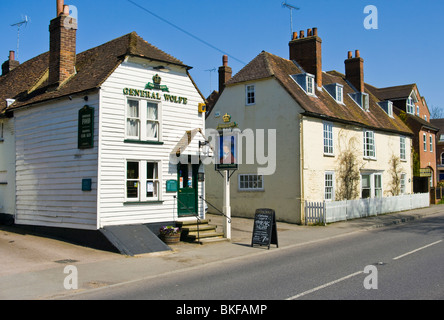 Der General Wolfe Public House Westerham Kent England Stockfoto