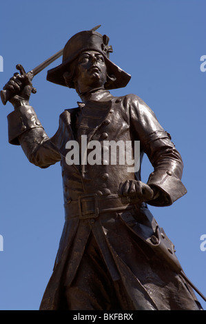 Statue von General Wolfe Westerham Kent England Stockfoto