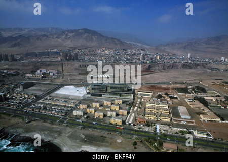 Luftaufnahme von Antofagasta, Chile Stockfoto