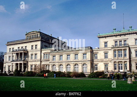 Villa Hügel in Essen, ehemalige Residenz der Familie Krupp Stockfoto