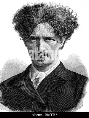 Padesewski, Ignacy Jan, 18.11.1860 - 29.6.1941, polnischer Pianist, Komponist, Porträt, Gravur, Stockfoto