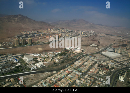 Luftaufnahme von Antofagasta, Chile Stockfoto