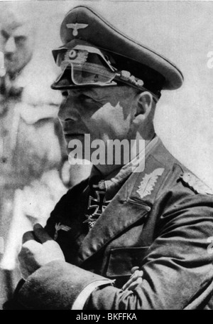 Rommel, Erwin, 15.11.1891 - 14.10.1944, deutscher Feldmarschall, Porträt, 1941, in Nordafrika, Stockfoto