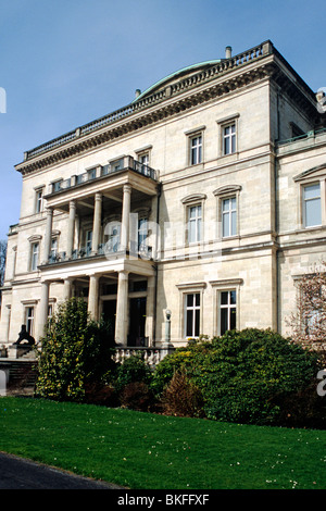 Villa Hügel in Essen, ehemalige Residenz der Familie Krupp Stockfoto