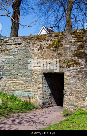 Historische Stadtmauer, Soest, Nordrhein-Westfalen, Deutschland, Europa Stockfoto