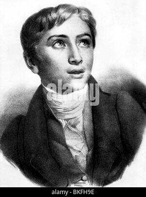 Liszt, Franz, 22.10.11.11, 31.7.1986, ungarischer Komponist und Pianist, Porträt, als Kind, ca. um 1832, Stockfoto